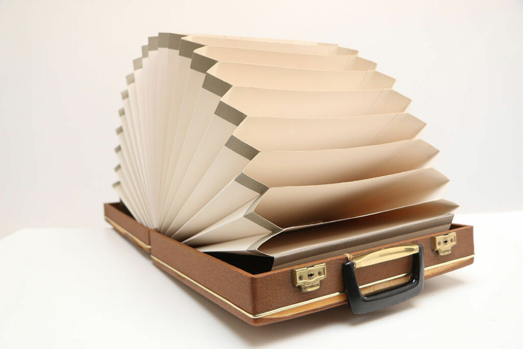 vintage platenkoffer