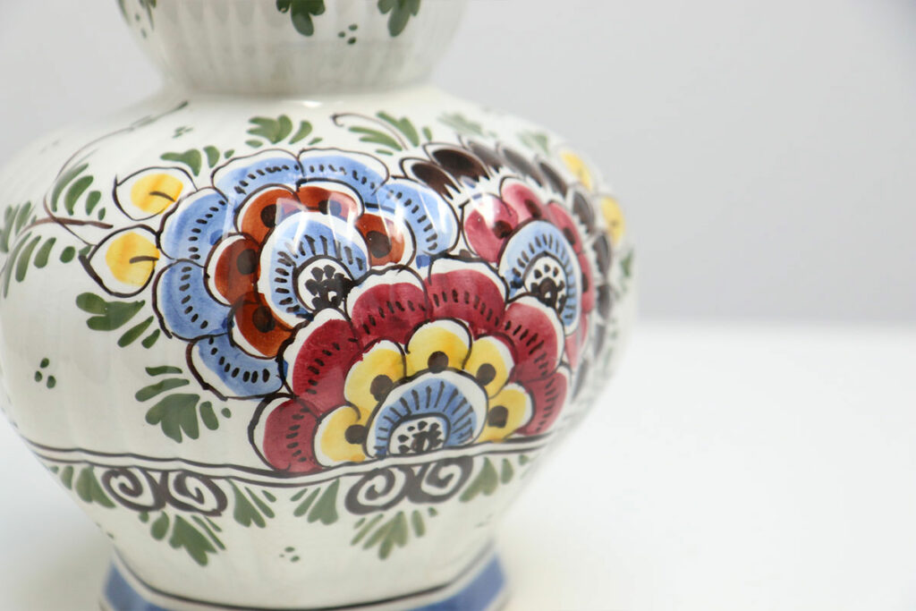 Handgeschilderde delfts holland vaas