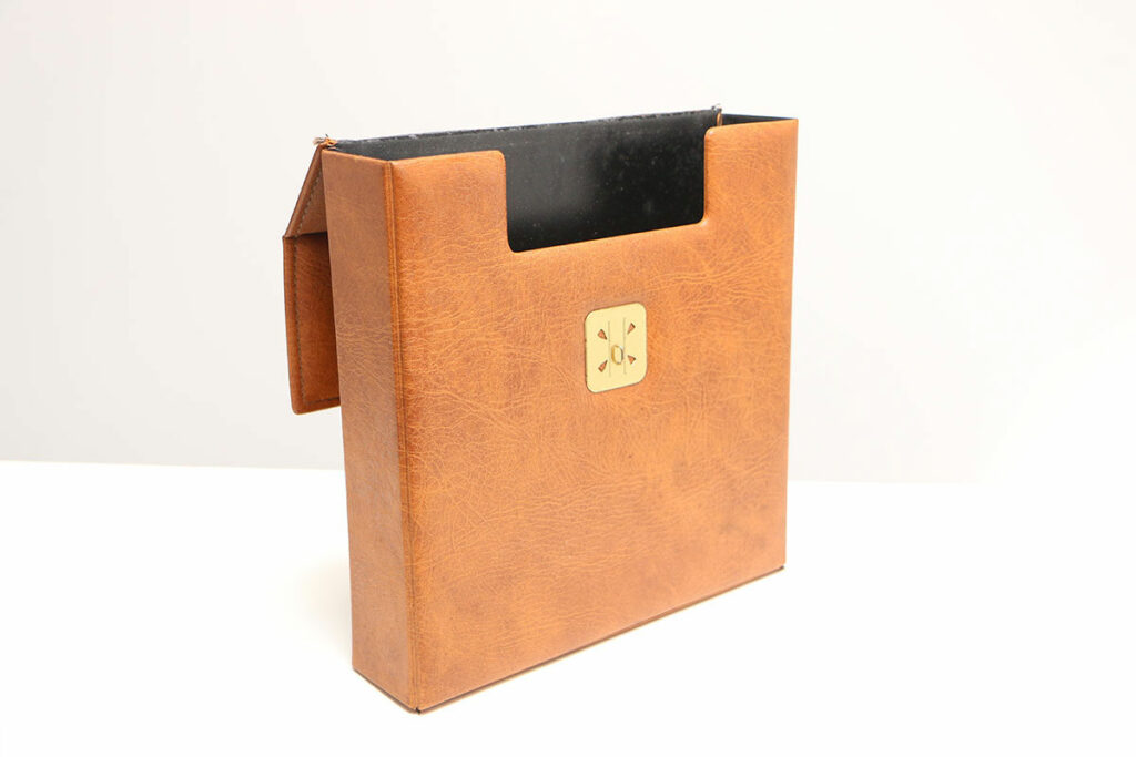 Top 3 leren platenkoffer