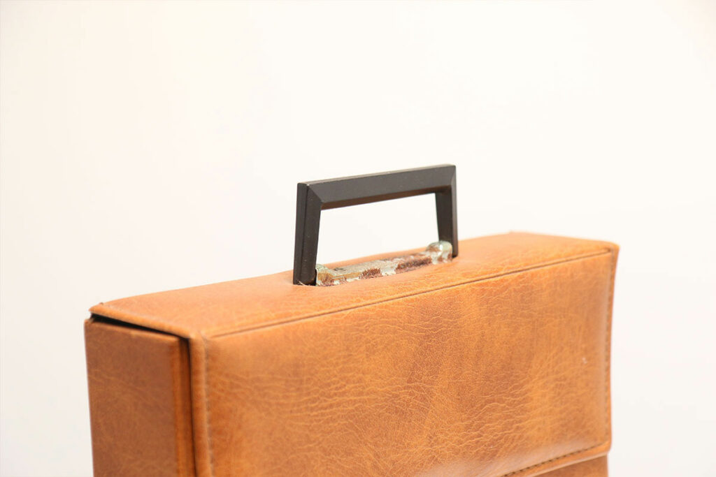 Top 3 leren platenkoffer