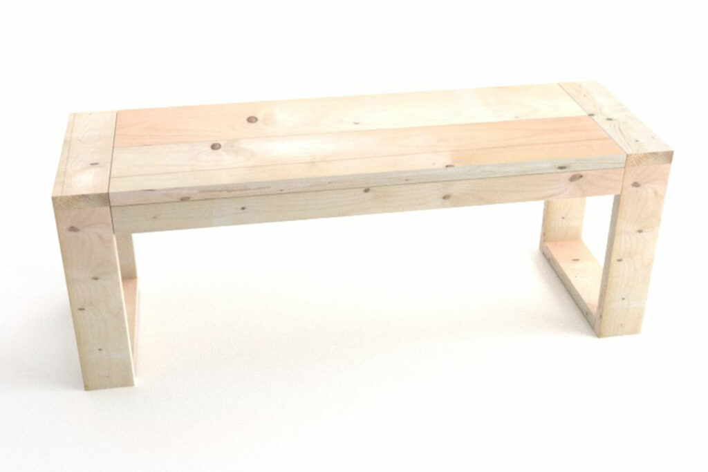 steigerhouten tuinbankje