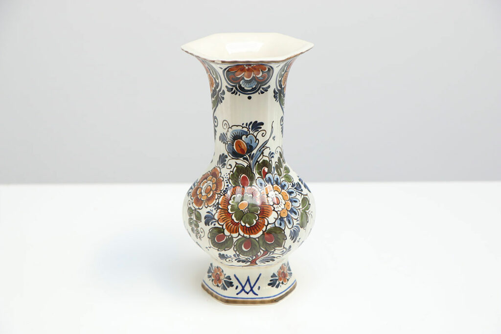 vintage vaas Flora keramiek