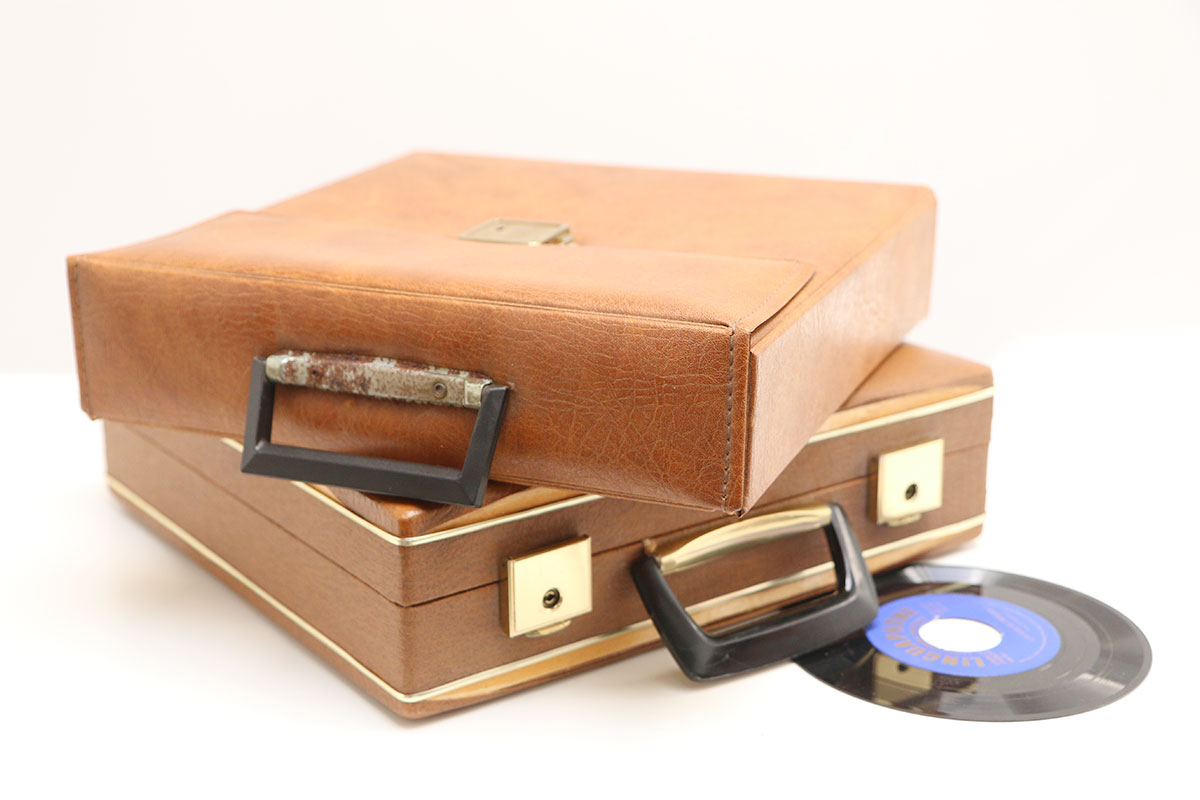 platenkoffer vintage