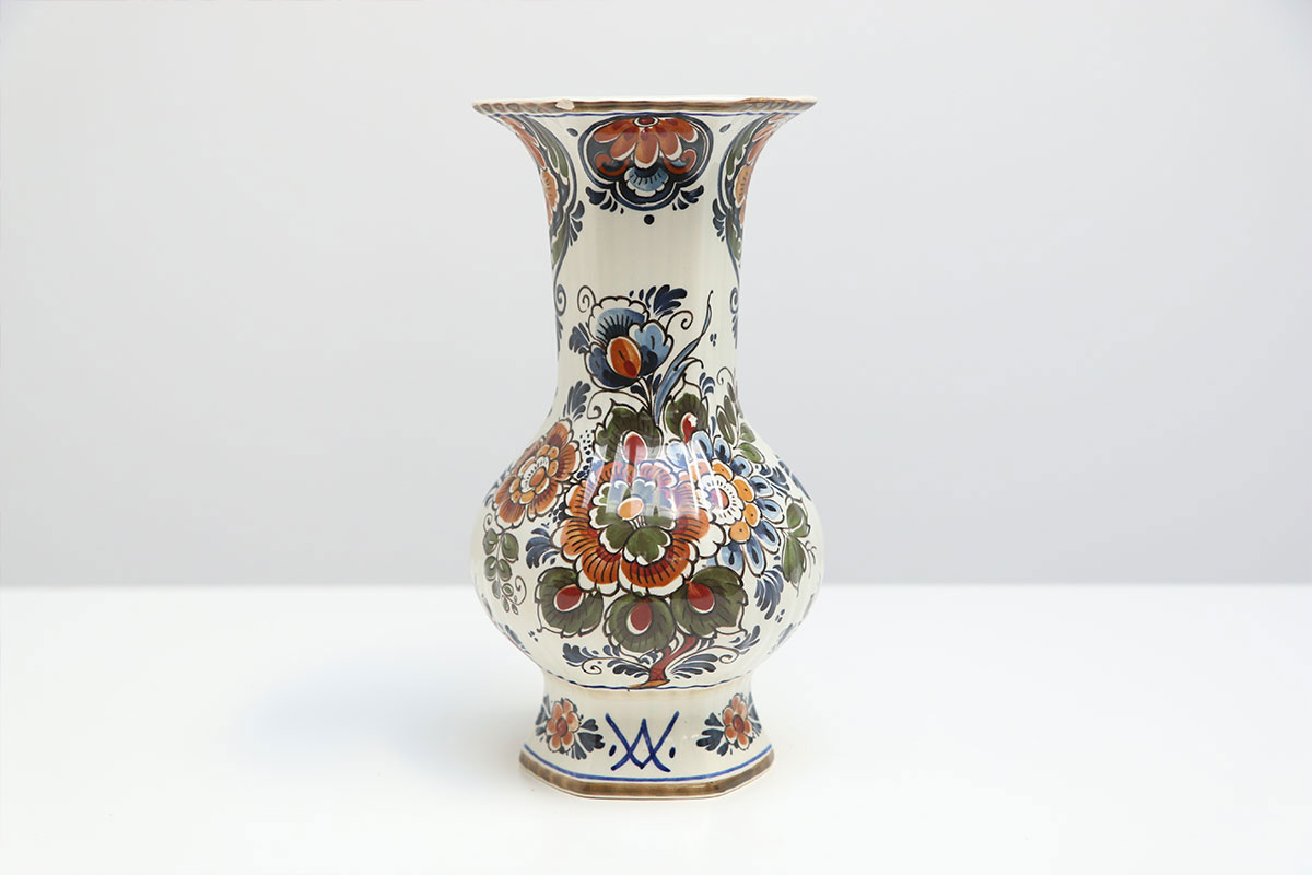 vintage vaas Flora keramiek