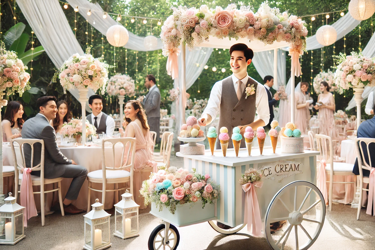 IJskar met bediening inhuren voor je bruiloft