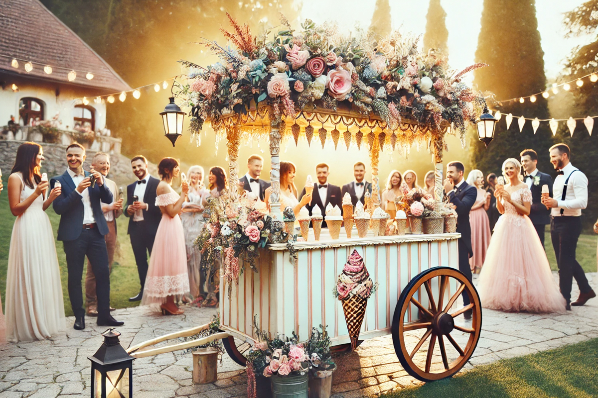 IJskar voor een trouwfeest