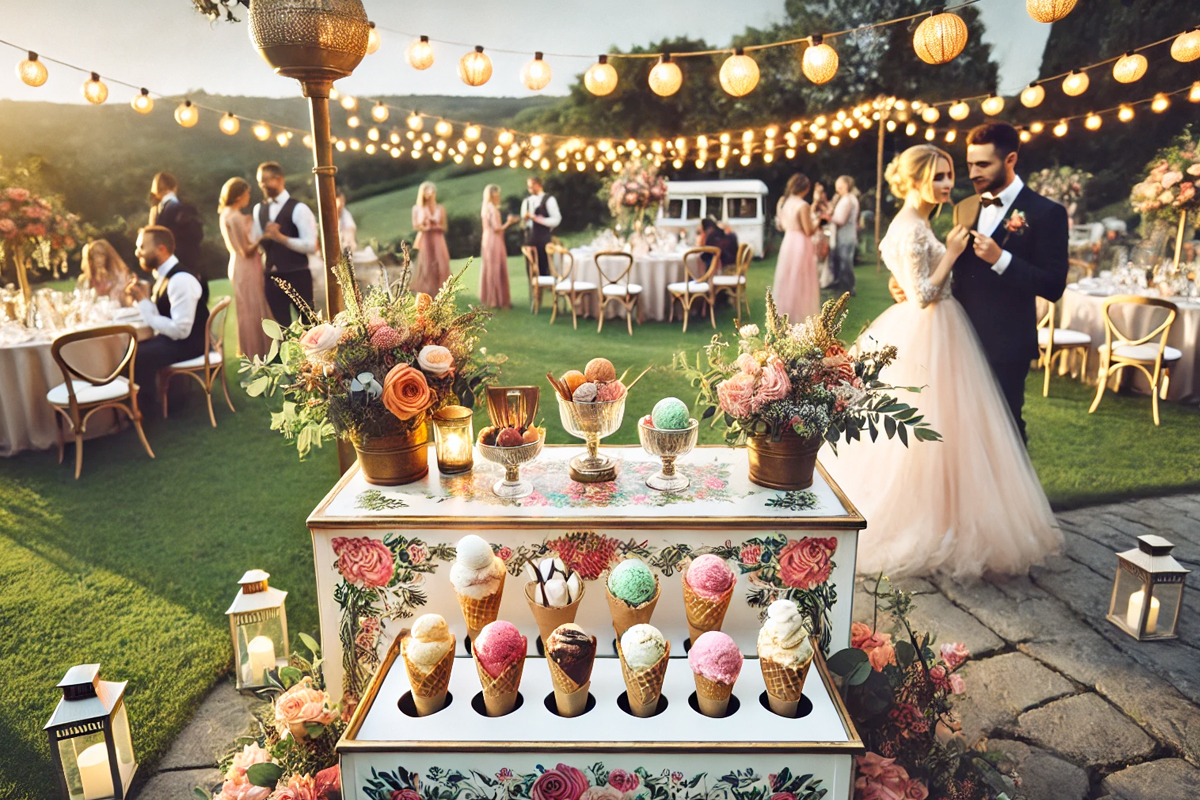 Schepijs op je bruiloft