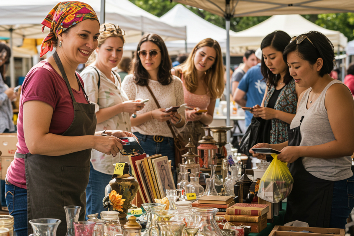 Hoeveel verdien je op een rommelmarkt